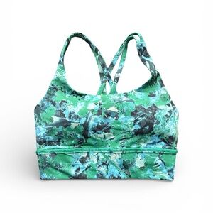 LULULEMON Energy Longline Sports Bra 4 True Navy/Utility Blue